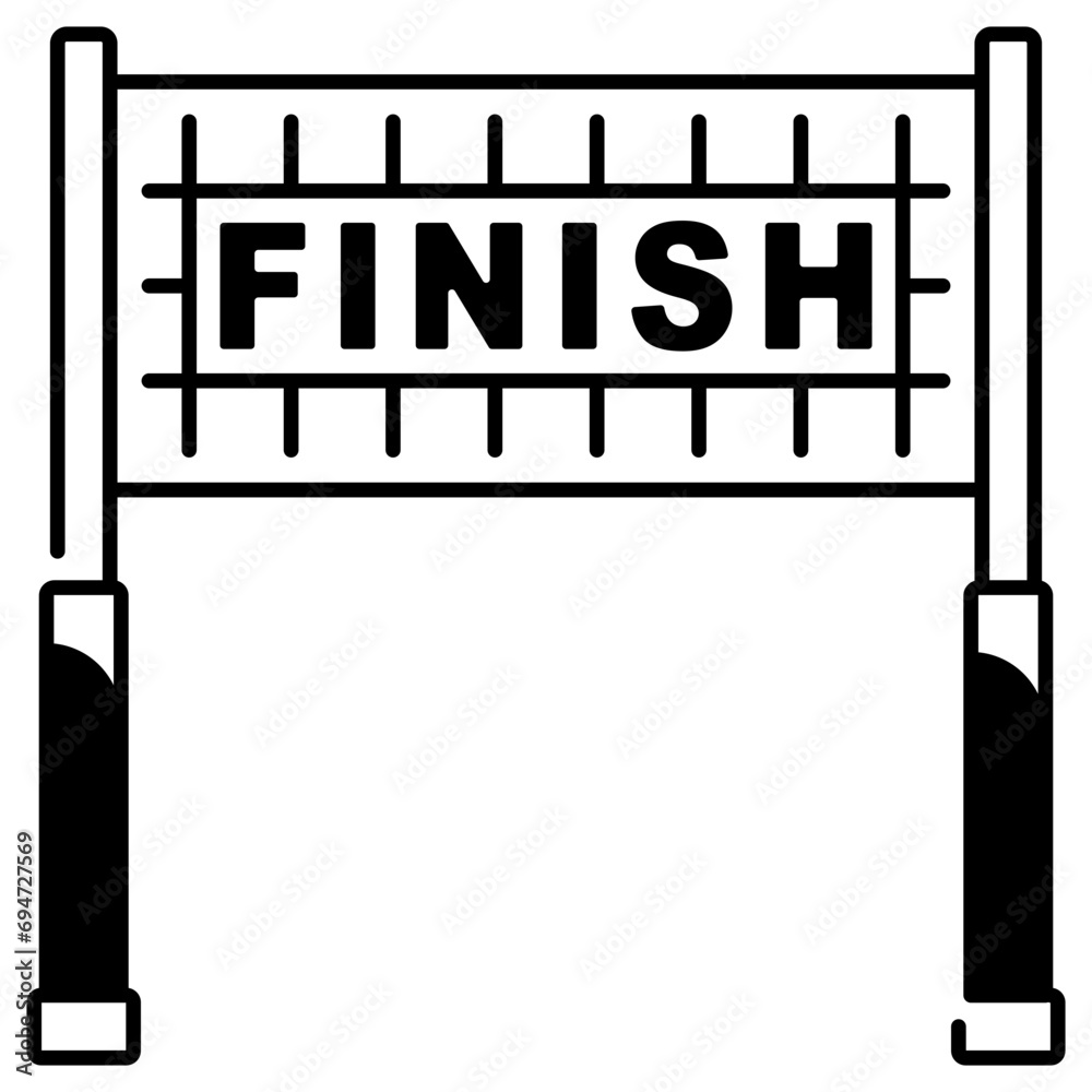 Finish Line Icon Finish Line Icon