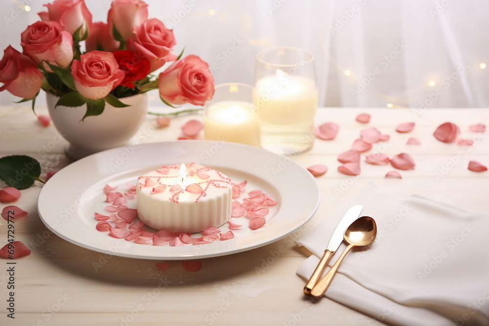 valentine day table set valentine day table set