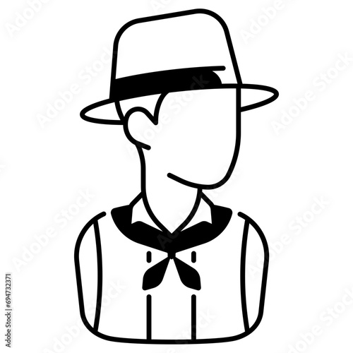 Italian Man Icon