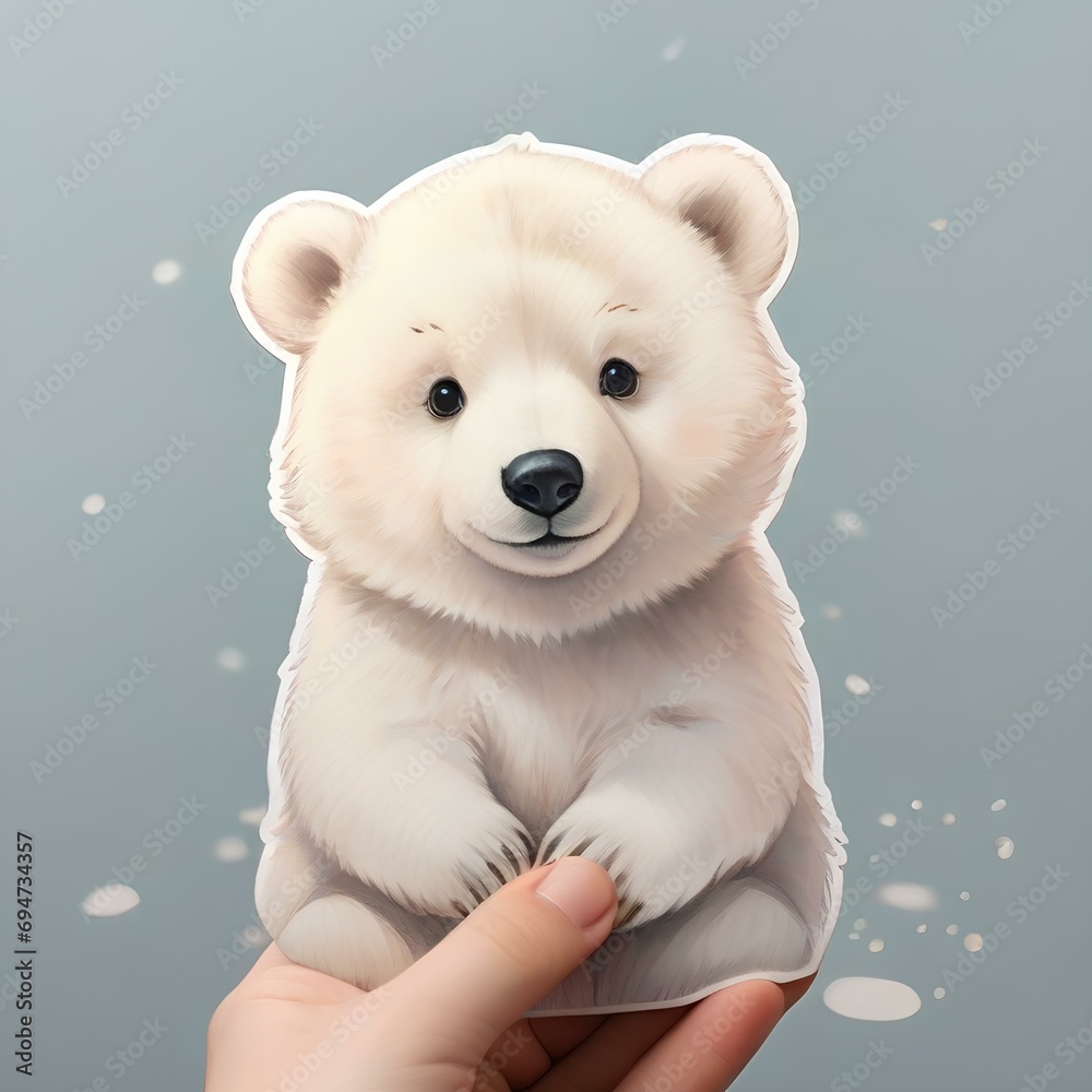 white puppy generative AI white puppy generative AI