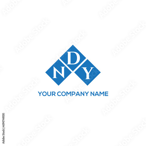 DNY letter logo design on black background. DNY creative initials letter logo concept. DNY letter design.
