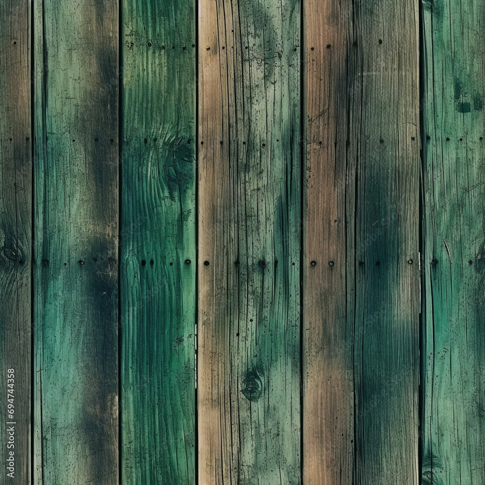 Seamless Wood Plank Texture rustic wood where the dominant color is Green created with Generative Ai Seamless Wood Plank Texture rustic wood where the dominant color is Green created with Generative Ai
