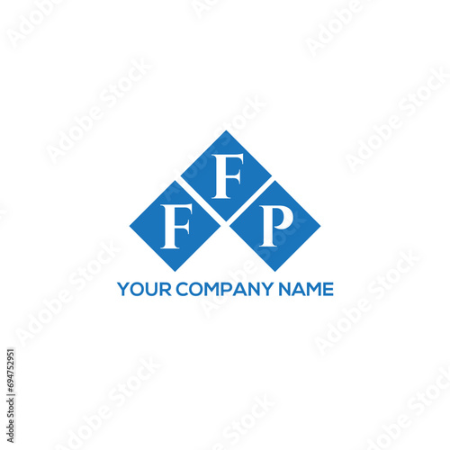 FFP letter logo design on white background. FFP creative initials letter logo concept. FFP letter design.
 photo