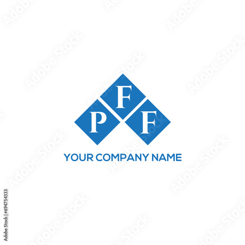 FPF letter logo design on white background. FPF creative initials letter logo concept. FPF letter design. 