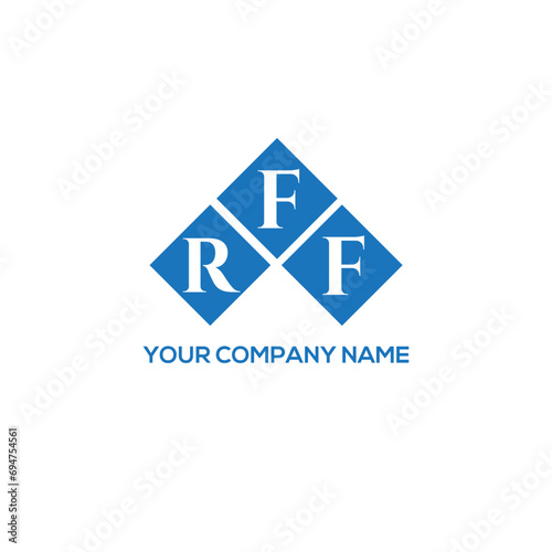 FRF letter logo design on white background. FRF creative initials letter logo concept. FRF letter design.
 photo