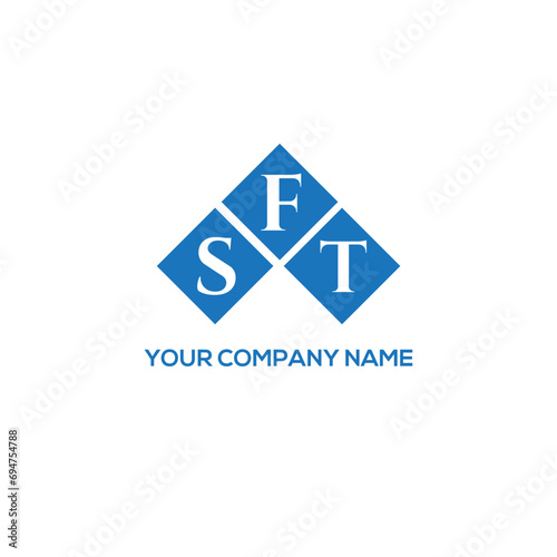 FST letter logo design on white background. FST creative initials letter logo concept. FST letter design. 