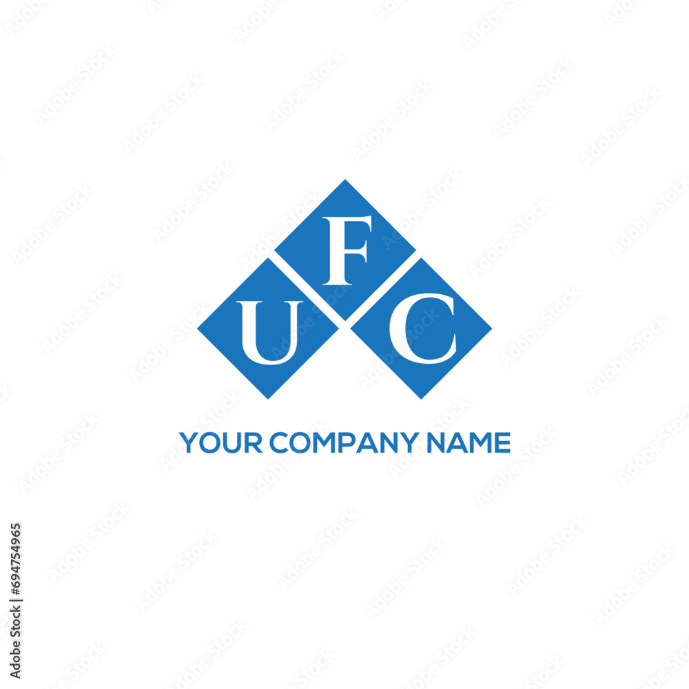 Fototapeta premium FUC letter logo design on white background. FUC creative initials letter logo concept. FUC letter design. 