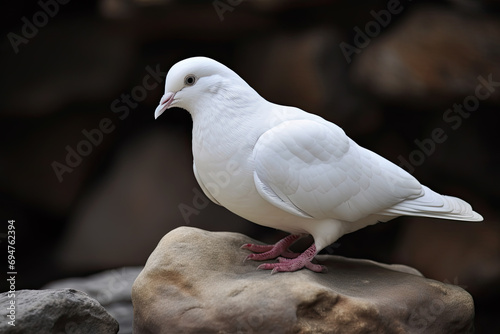 generated illustration White dove, freedom on international day of peace concept