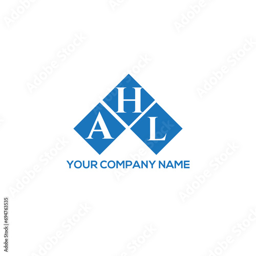 HAL letter logo design on white background. HAL creative initials letter logo concept. HAL letter design.
