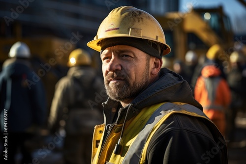 An image of construction worker in uniform