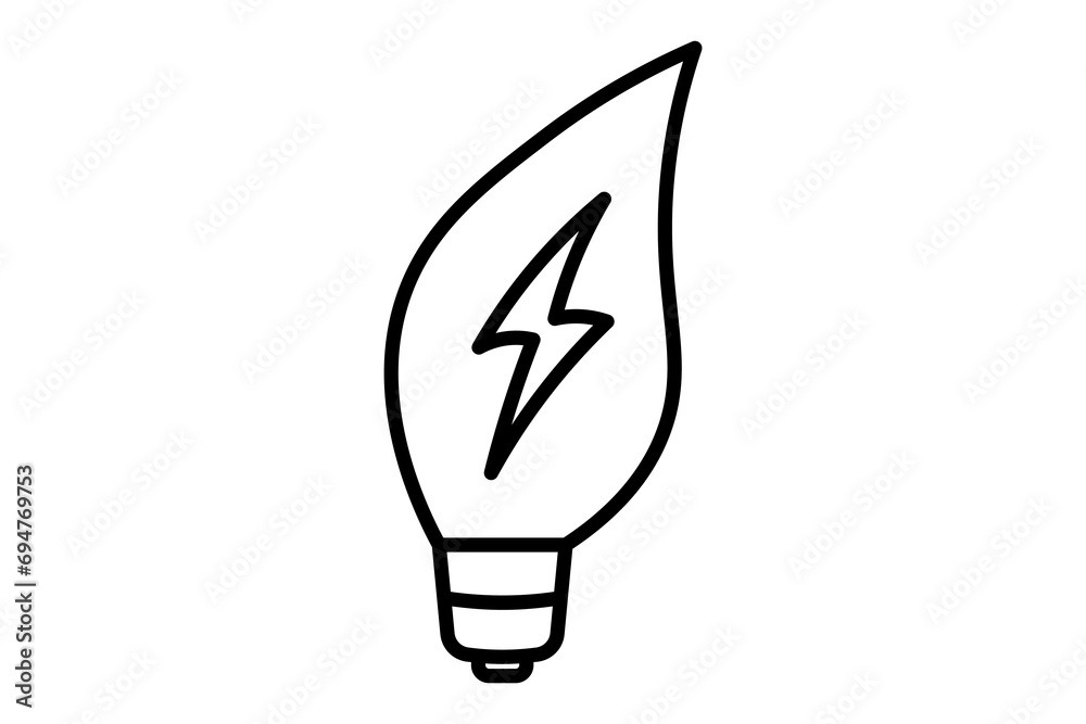 light bulb icon. icon related with energy and technological development . line icon style. Simple vector design editable light bulb icon. icon related with energy and technological development . line icon style. Simple vector design editable