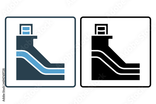 hydroelectric power icon. icon related with energy and technological development . solid icon style. Simple vector design editable