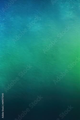 Blue-Green gradient background grainy noise texture