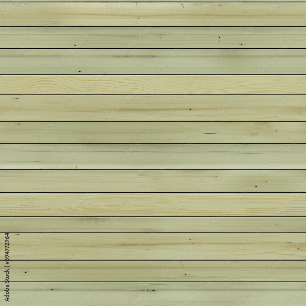 Obraz premium muted green wood with horizontal planks and stripes on it stock photo image created with Generative Ai