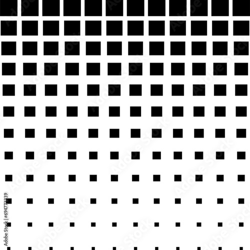 black and white squares gradient effects qr code effects design pixel checkered label geometric barcode icon vector illustration