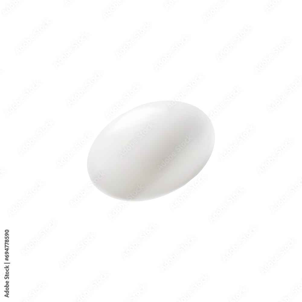 3D realistic chewing gum ball. 3D realistic chewing gum ball.