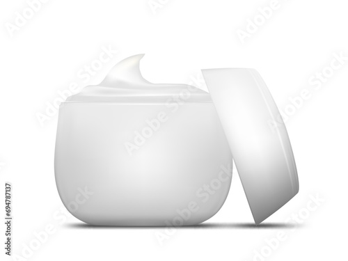 Blank Cosmetic Container for Cream, Powder or Gel
