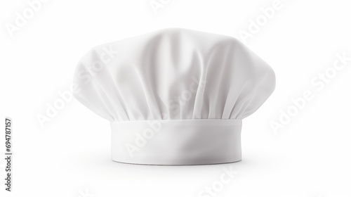 cook hat isolated on white background 