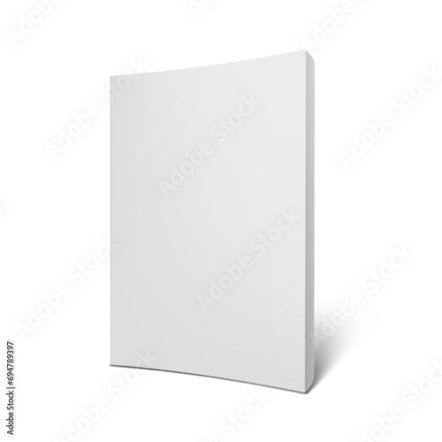 Vertical Blank Book With Soft Cover Template