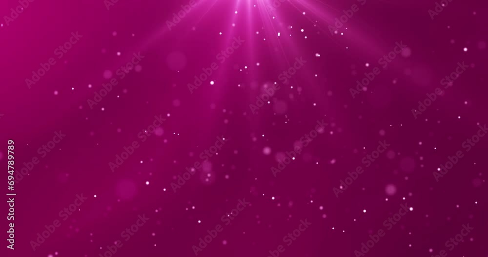 Pink light leak background and small particles Pink light leak background and small particles