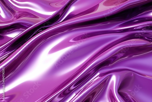 Glossy plum metal fluid glossy chrome mirror water effect background backdrop texture