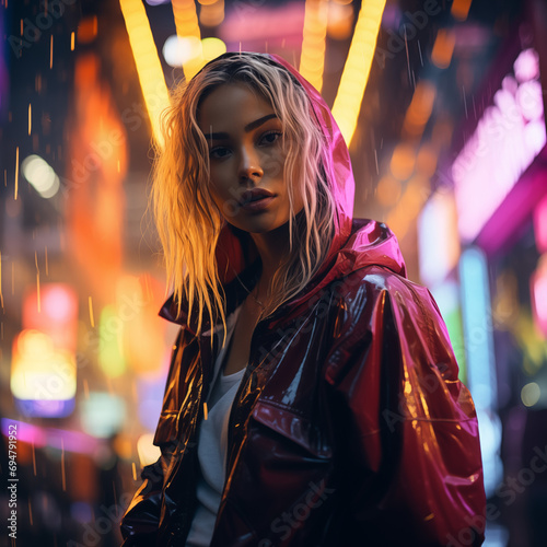 portrait of a woman in the city