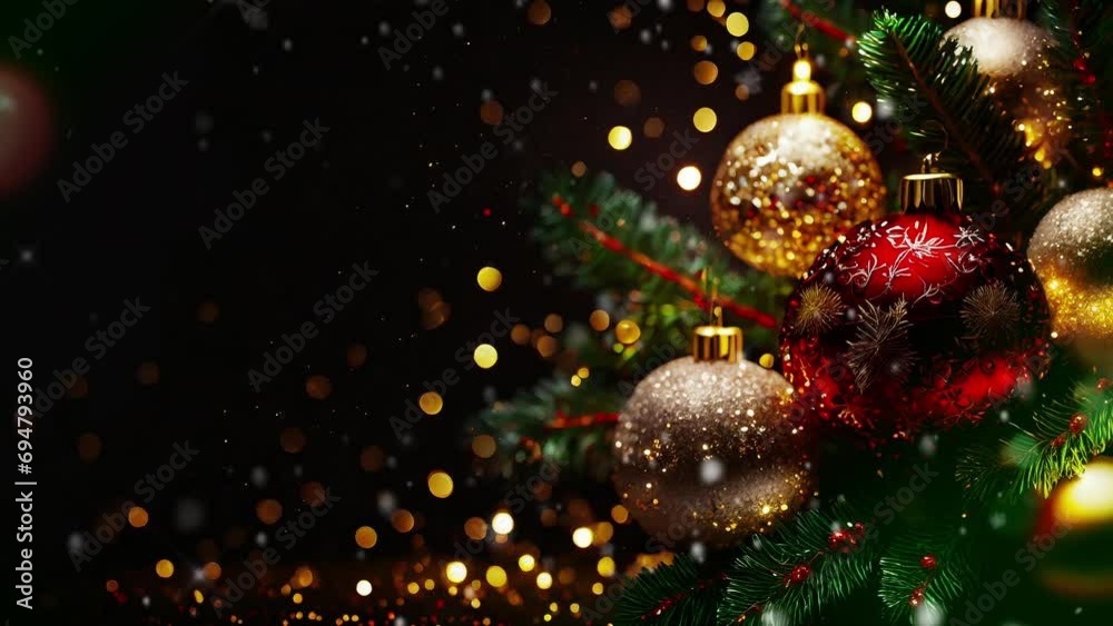 luxury christmas animation , christmas background , looping video background , Christmas glass bubble , space for text luxury christmas animation , christmas background , looping video background , Christmas glass bubble , space for text