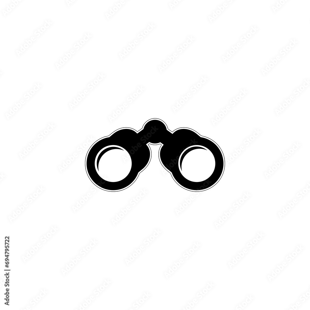 Binoculars icon isolated on transparent background Binoculars icon isolated on transparent background