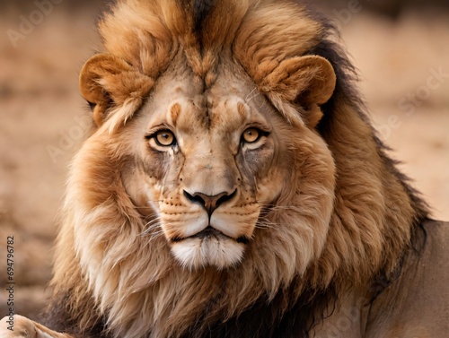 Photo Of Lion With A Serene Expression