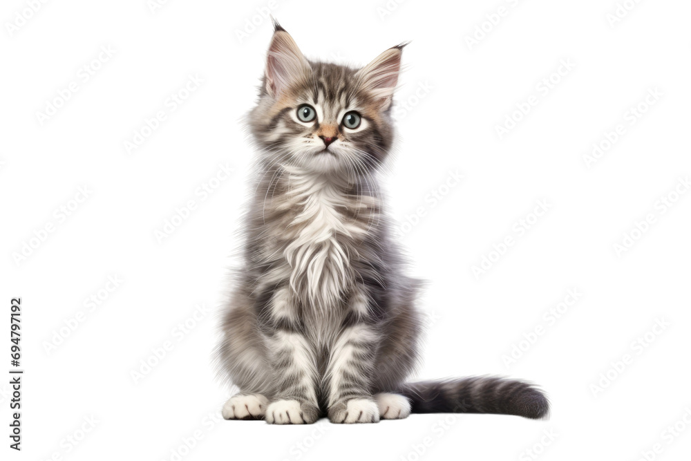 Cuteness Cat Isolated On Transparent Background