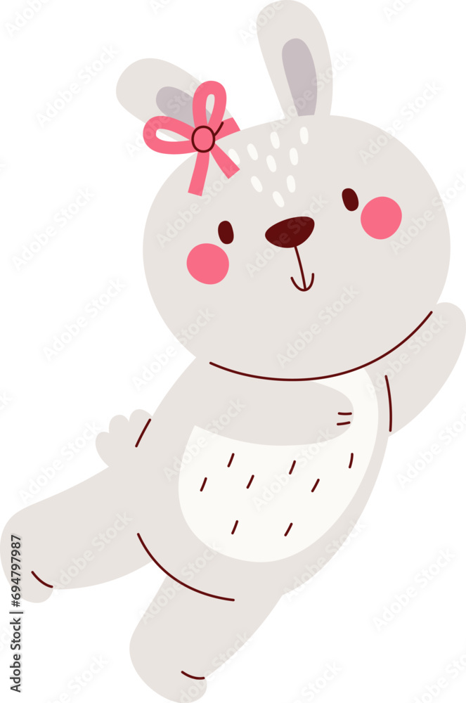 Bunny With Bow Bunny With Bow