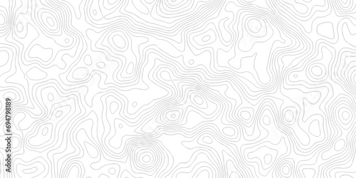 Black and white lines seamless Topographic map patterns, topography line map. Vintage outdoors style. The stylized height of the topographic map contour in lines and contours isolated on transparent.
