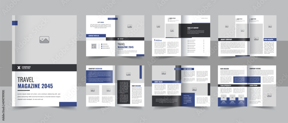 © Pavel - Multipage Travel Agency Brochure design template or business brochure template layout design