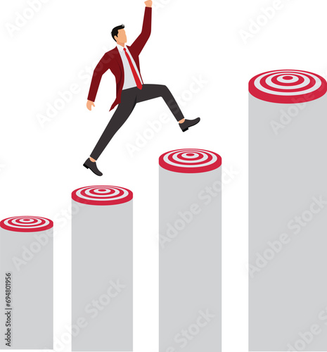 Businessman Next Target, Growing Business