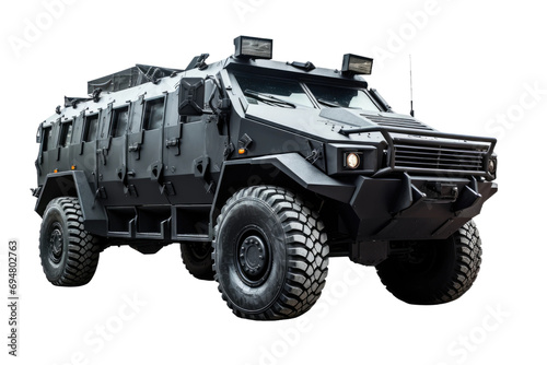 The Essence of Armored Vehicles Isolated On Transparent Background photo