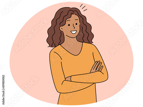 Portrait of smiling African American woman