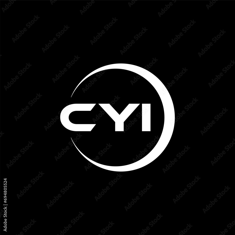 CYI letter logo design with black background in illustrator, cube logo, vector logo, modern alphabet font overlap style. calligraphy designs for logo, Poster, Invitation, etc. CYI letter logo design with black background in illustrator, cube logo, vector logo, modern alphabet font overlap style. calligraphy designs for logo, Poster, Invitation, etc.