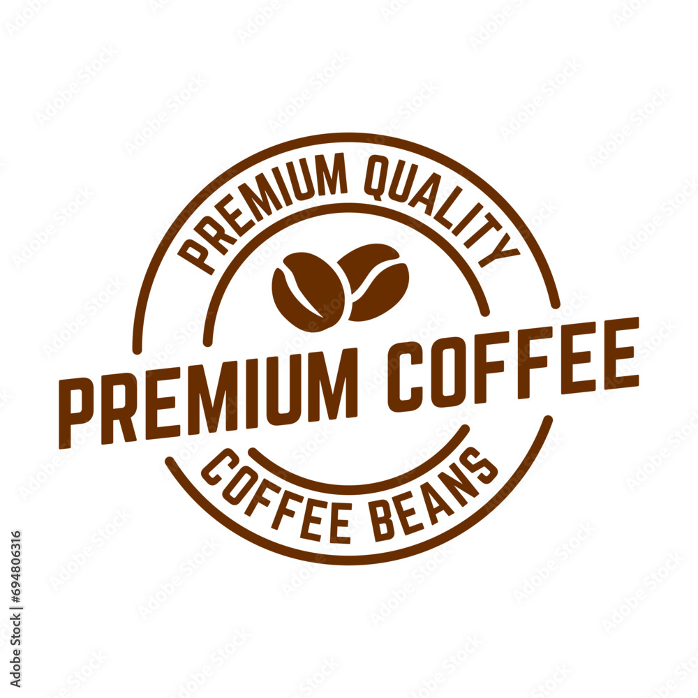 Coffee, Coffe Shop, Cafe Logo Design Vector on white background