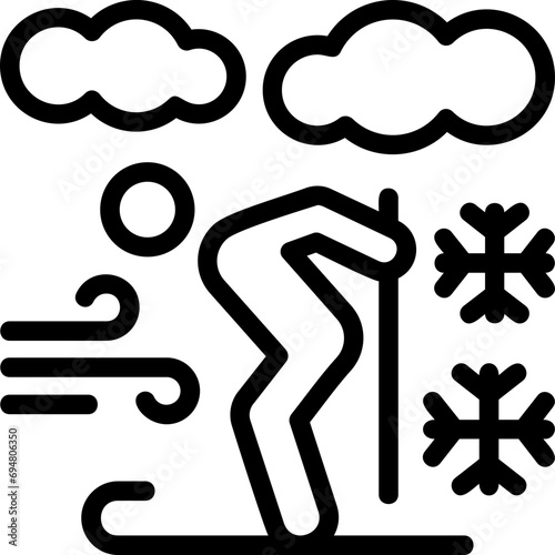 Skiing Icon