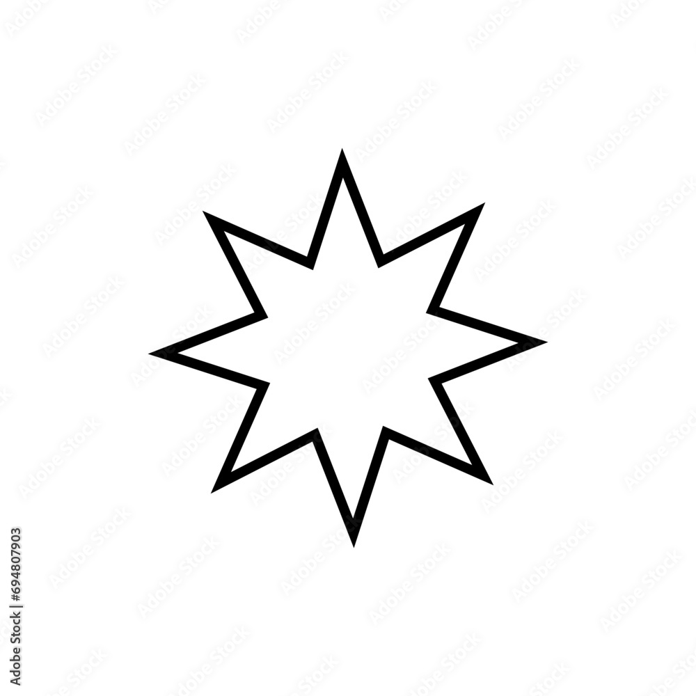 Sunburst icons vector. Starburst badges symbol. Price sticker illustration sign. Design elements for promo, adds and offers. 