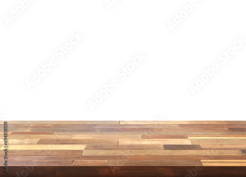 Empty wooden table PNG transparent