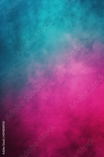 Magenta-Turquoise gradient background grainy noise texture