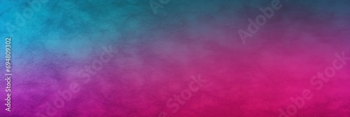 Magenta-Turquoise gradient background grainy noise texture © Celina