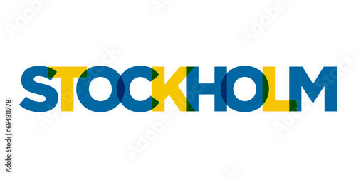 Photography Stockholm in the Sweden emblem