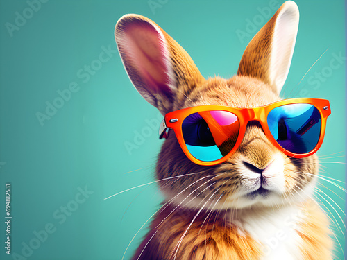  Easter Bunny with sunglasses