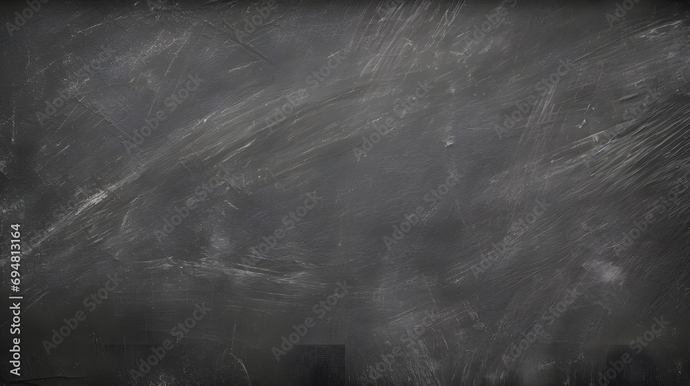 chalk board on blackboard generative AI - obrazy, fototapety, plakaty 