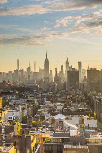 Empire State Building from Soho, Manhattan, New York City, USA