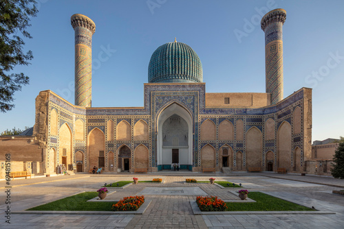 Uzbekistan, Samarkand, Gur-e-Amir mausoleum, resting place of Timur photo
