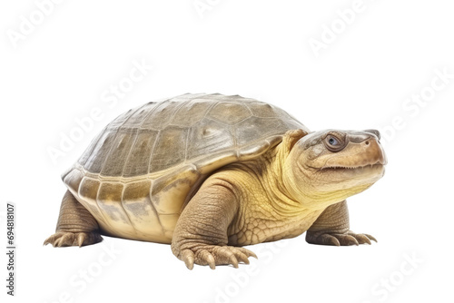 Yangtze Giant Softshell Turtle Isolated On Transparent Background