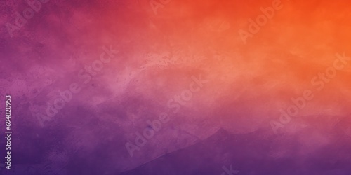 Purple-Orange gradient background grainy noise texture